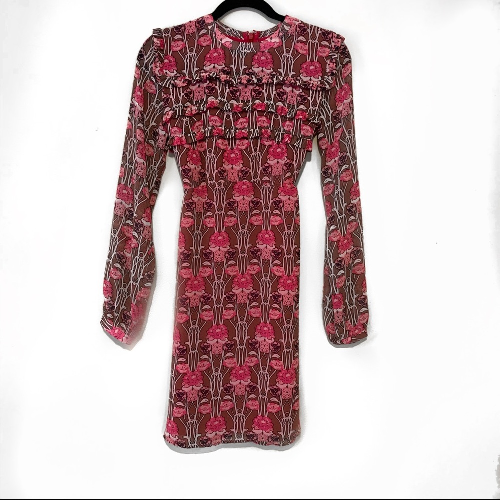 Topshop Floral Ruffle Dress - Picture 10 of 10